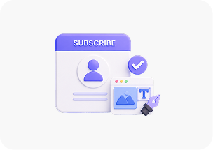 디자인 구독 아이콘
