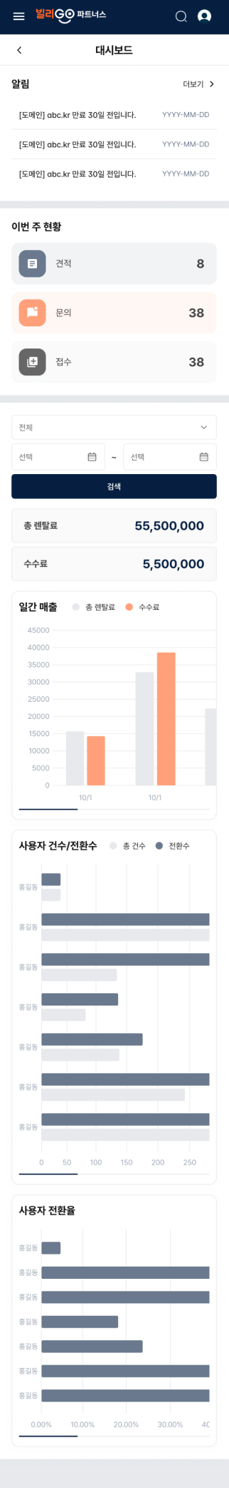 페이지 뷰